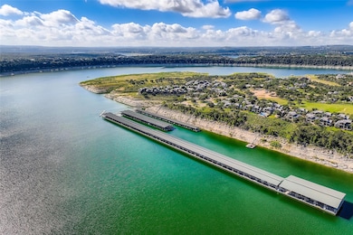 Bird's eye view of a nearby body of water
