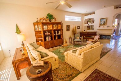 Sunny Living Room & Media Center