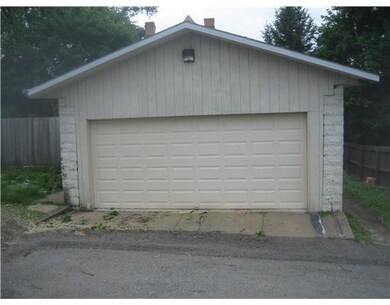 Exterior Front. 2 car garage