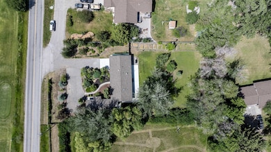 aerial overhead view of lot
