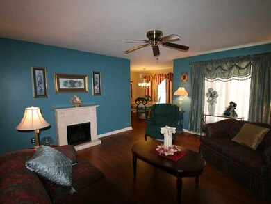 Living Room. Fireplace is not attached and it does