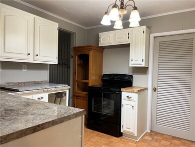 Electric stove included.