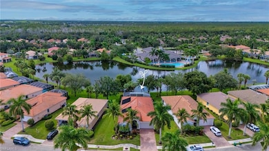 View of Home with Western Exposure, View of Lake & Clubhouse