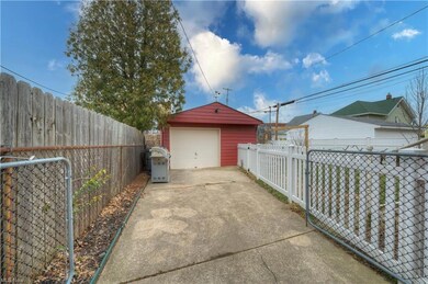 1 car garage with attached patio.