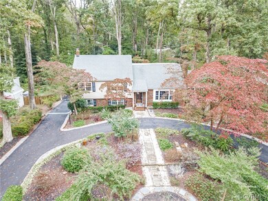 Circular Paved Drive, Custom Landscaping & Sidewalk