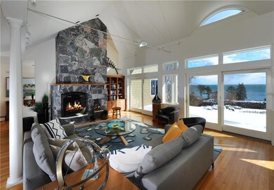 Open Living Room With Expansive...