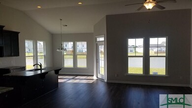 Open Living area with High Ceilings