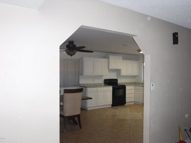from living room to kitchen