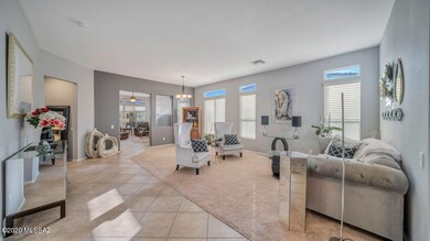 Dining and living area