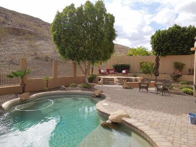 Pool and mountain view