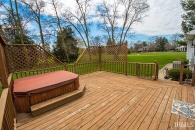 Deck off Kitchen over looking back yard.  Knollwoo