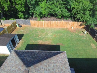Drone of backyard