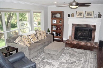 The bay window adds a little space and brightness 