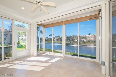 Unfurnished sunroom with a water view and ceiling