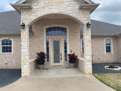 Stately front entry