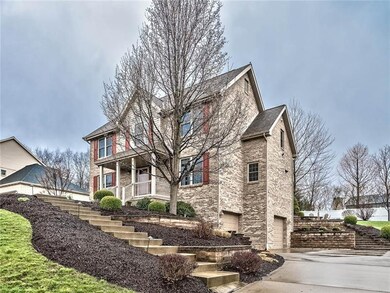 This well maintained home has 3 sides of brick and