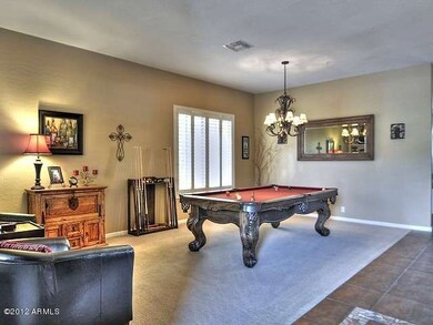 Living Room w/Plantation Shutters