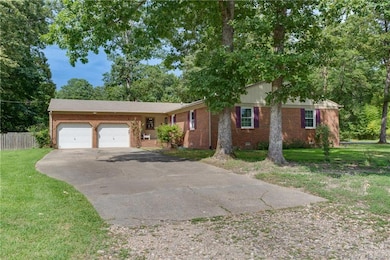 Brick rancher on big corner lot.