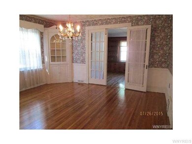Dining Room. Refinished hardwood.