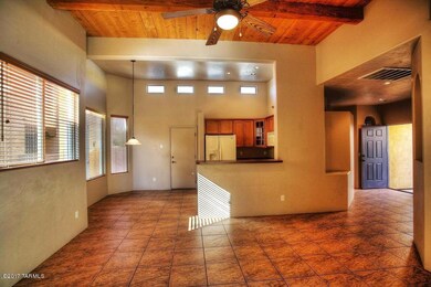 High ceilings- airy space