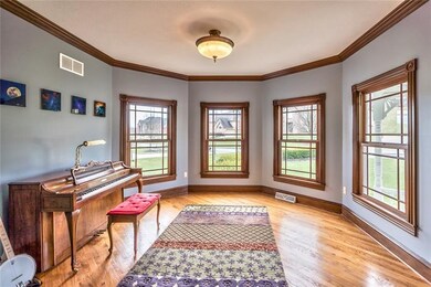 Leaded Glass Double French Doors into a Private Tu