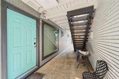 Sitting area outside of unit