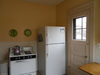 THe stove and refrigerator stay with the home for the new owner.