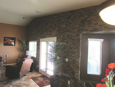 Living Room. Stone Work In Living Room