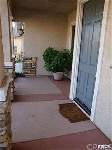 Stamped concrete adds a personal touch.