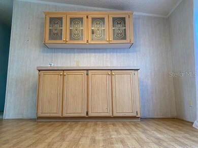 Wet bar in dining area.