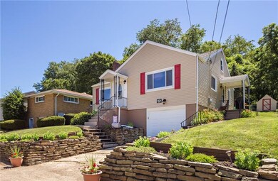 A beautiful yard! Notice the matching shed and hou