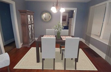 Virtually Staged Dining Room