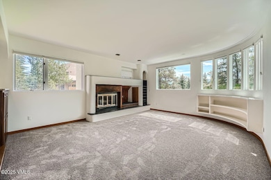 Living Area with Fireplace