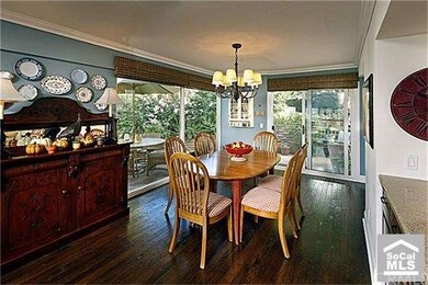 Dining room adjacent to wrap-around patio.