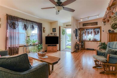 Family room and dining area