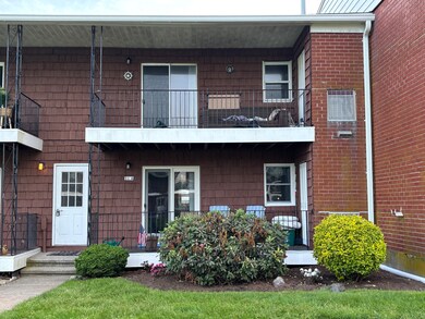 Balcony on upper floor
