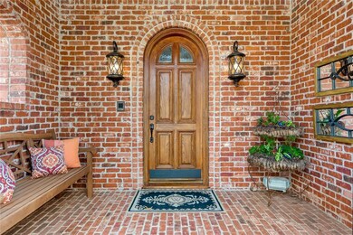 Oversized front porch with surround brick finish a