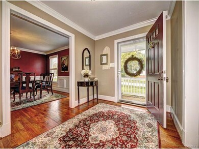 Sunny foyer with fresh paint!