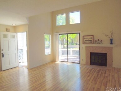 Beautiful living room with fireplace, new  window 