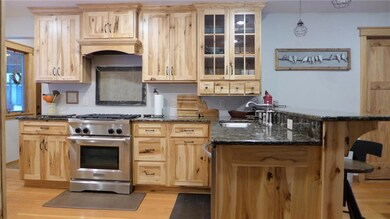 Open concept to dining and living room -- views of