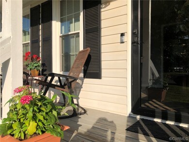 Covered front porch