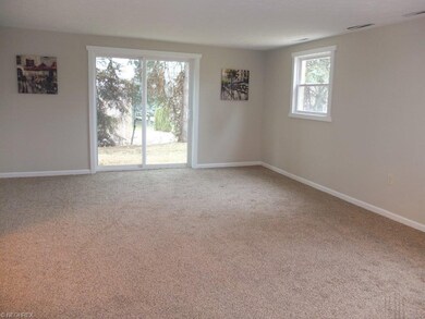Lower level family room.