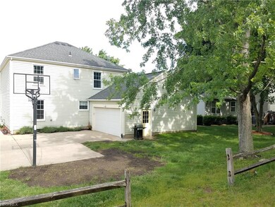View of home and back yard from Kennedy Park.