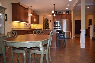 Breakfast room area of kitchen.