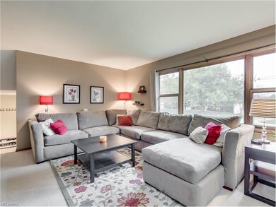 This spacious living room features loads of natura