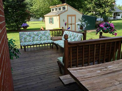 Patio/Deck. A well maintained two tier deck featur