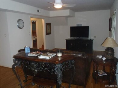 Beautiful family room with hardwood floors!