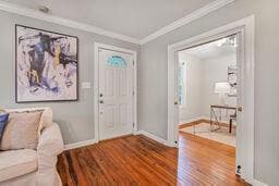 View of foyer with Office to the side