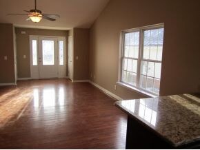 Kitchen into Living Rm