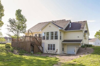 Super large deck and walk out basement leads to pa
